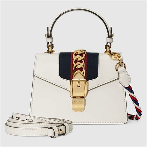 gucci sylvie mini grey|gucci mini sylvie bag.